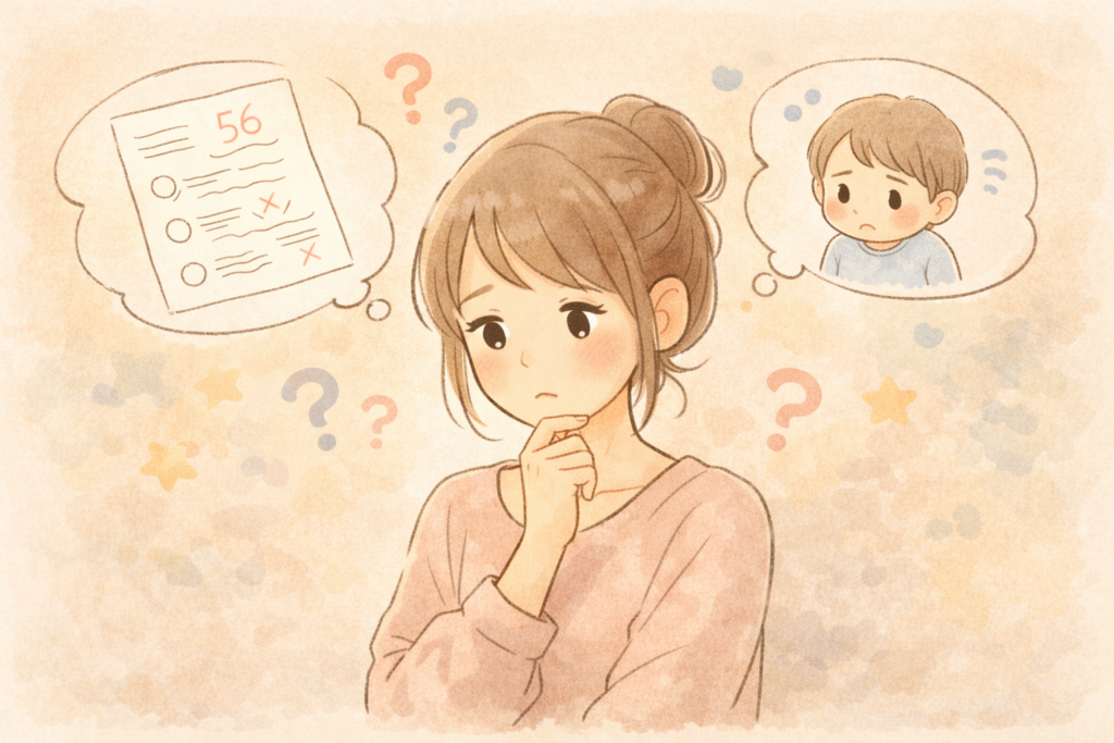 天神は本当に効果があるのか悩むママのイメージ