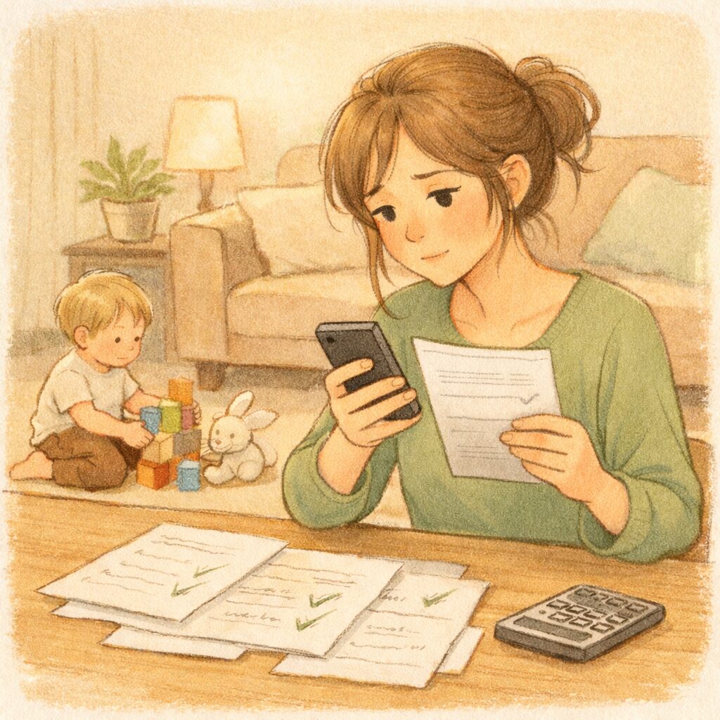 alt="養育費が未払いで将来に不安を感じるシングルマザーのイメージ"